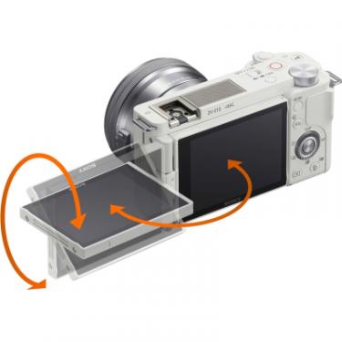 Цифровой фотоаппарат Sony Alpha ZV-E10 kit 16-50mm White Фото 10