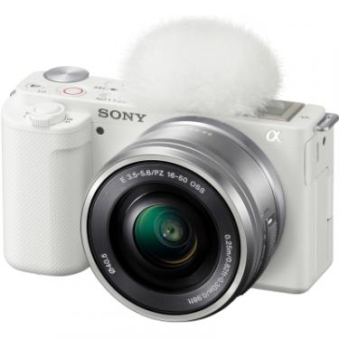 Цифровой фотоаппарат Sony Alpha ZV-E10 kit 16-50mm White Фото 2