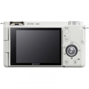 Цифровой фотоаппарат Sony Alpha ZV-E10 kit 16-50mm White Фото 4