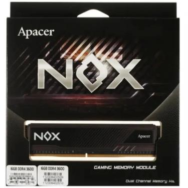 Модуль памяти для компьютера Apacer DDR4 16GB (2x8GB) 3600 MHz NOX Фото 3