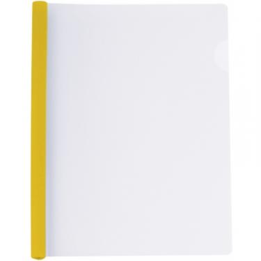 Папка-скоросшиватель Economix А4 з планкою-затиском 10 мм (2-65 аркушів), жовта Фото