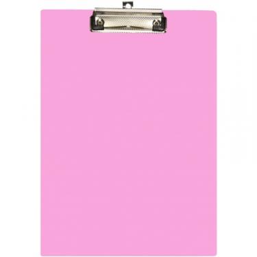 Клипборд-папка Economix A4 з притиском та підвісом, пластик, рожевий Фото