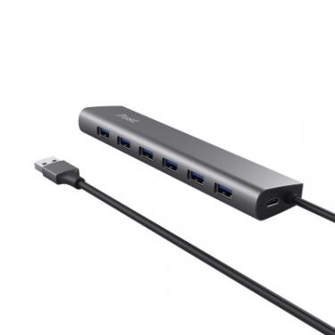 Порт-репликатор Trust Dalyx 7-in-1 USB-A 3.2 Aluminium Dock Фото 1