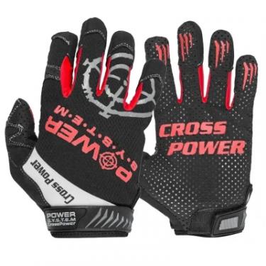 Перчатки для фитнеса Power System Cross Power PS-2860 Black/Red L Фото