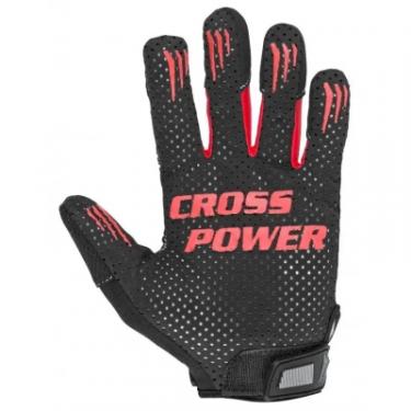 Перчатки для фитнеса Power System Cross Power PS-2860 Black/Red L Фото 3