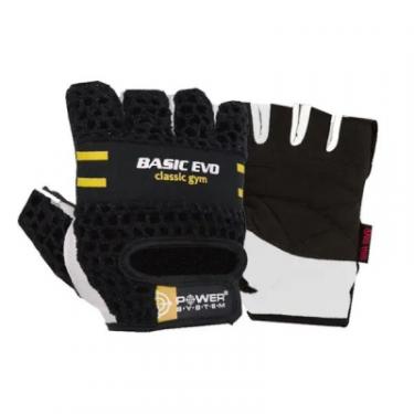 Перчатки для фитнеса Power System Basic EVO PS-2100 Black Yellow Line XL Фото 1