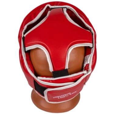 Боксерский шлем PowerPlay 3100 PU Червоний M Фото 3