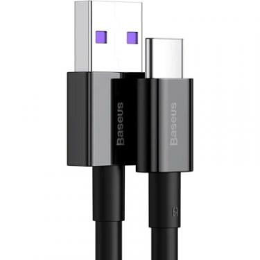 Дата кабель Baseus USB 2.0 AM to Type-C 1.0m 3A Black Фото 2