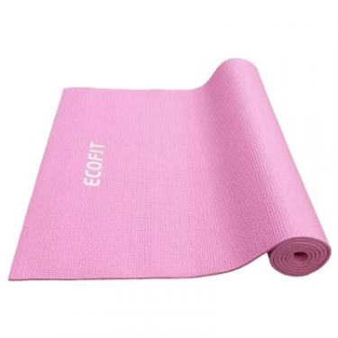 Коврик для фитнеса Ecofit MD9010 173 х 61 х 0,4 см Рожевий Фото