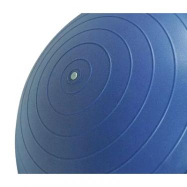 Мяч для фитнеса PowerPlay 4003 65см Синій + помпа Фото 2