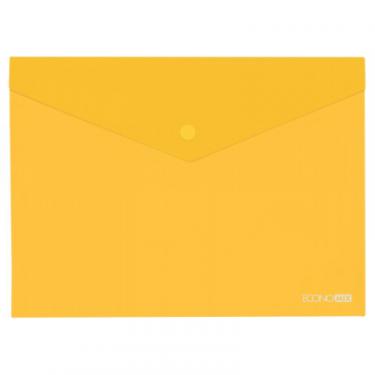 Папка - конверт Economix В5 180 мкм прозора, фактура "глянець", жовта Фото