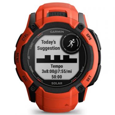 Смарт-часы Garmin Instinct 2X, Solar, Flame Red, GPS Фото 8