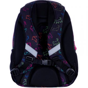 Рюкзак школьный Astrabag AB330 LOVE з флуорисцентним ефектом Чорний з рожев Фото 4