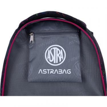 Рюкзак школьный Astrabag AB330 LOVE з флуорисцентним ефектом Чорний з рожев Фото 7