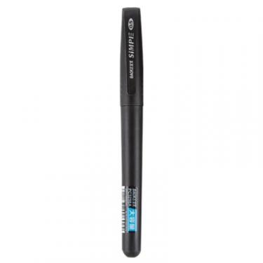 Ручка гелевая Baoke Simple 0.5 мм, чорна Фото