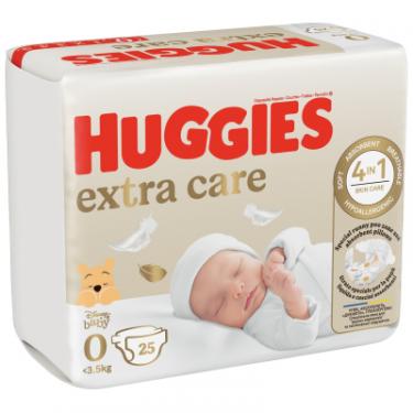 Подгузники Huggies Extra Care 0 (< 3,5 кг) 25шт Фото 1