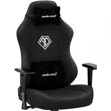 Кресло игровое Anda Seat Phantom 3 Black Fabric Size L Фото 6