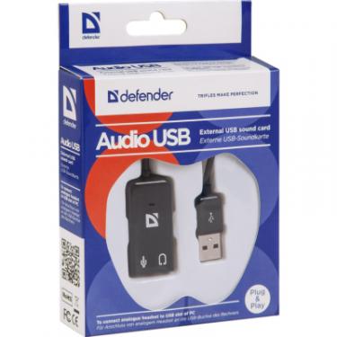 Звуковая плата Defender Audio USB 2х3,5mm jack Фото 1