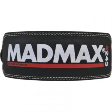 Атлетический пояс MadMax MFB-245 Full leather шкіряний Black XL Фото 1