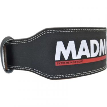 Атлетический пояс MadMax MFB-245 Full leather шкіряний Black XL Фото 2