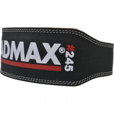 Атлетический пояс MadMax MFB-245 Full leather шкіряний Black XL Фото 3
