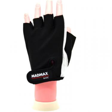 Перчатки для фитнеса MadMax MFG-250 Basic Whihe XL Фото 4