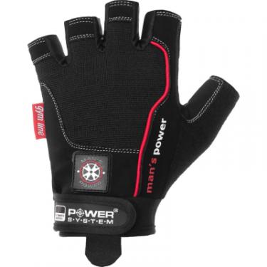 Перчатки для фитнеса Power System PS-2580 Mans Power Black L Фото 1