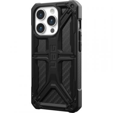 Чехол для мобильного телефона UAG Apple iPhone 15 Pro Max Monarch, Carbon Fiber Фото 2