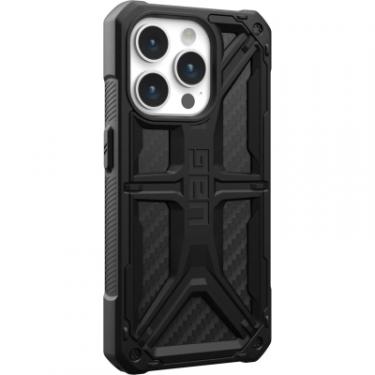 Чехол для мобильного телефона UAG Apple iPhone 15 Pro Max Monarch, Carbon Fiber Фото 4