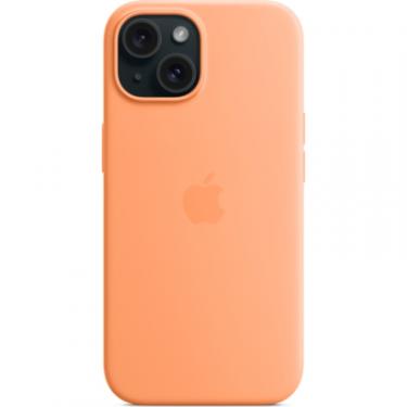 Чехол для мобильного телефона Apple iPhone 15 Silicone Case with MagSafe Orange Sorbet Фото 4