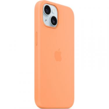 Чехол для мобильного телефона Apple iPhone 15 Silicone Case with MagSafe Orange Sorbet Фото 5
