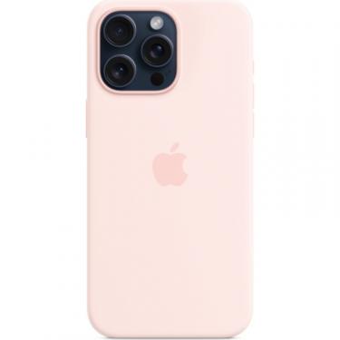 Чехол для мобильного телефона Apple iPhone 15 Pro Max Silicone Case with MagSafe Light Фото 1