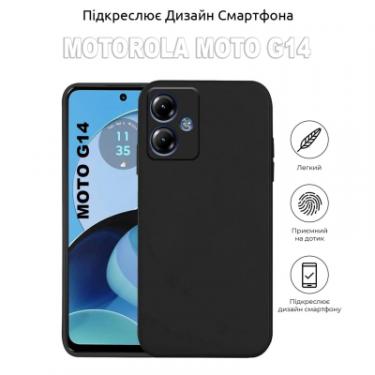 Чехол для мобильного телефона BeCover Motorola Moto G14 Black Фото 3