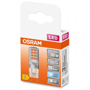 Лампочка Osram LED PIN30 2,6W/840 230V CL G9 Фото 4