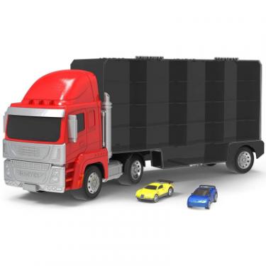 Игровой набор Driven Вантажівка-транспортер Turbocharge + 2 машинки Фото 1
