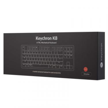 Клавиатура Keychron K8 87Key Gateron G Pro Blue Hot-Swap UA RGB Black Фото 11