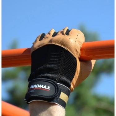 Перчатки для фитнеса MadMax MFG-248 Clasic Brown S Фото 4