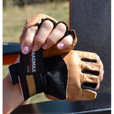 Перчатки для фитнеса MadMax MFG-248 Clasic Brown S Фото 6