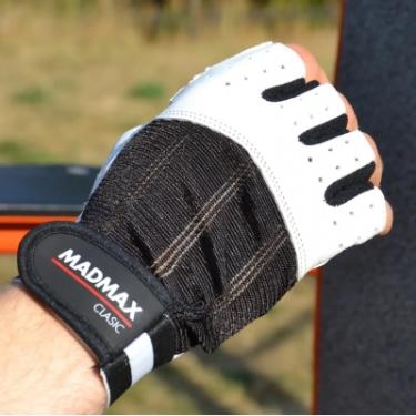 Перчатки для фитнеса MadMax MFG-248 Clasic White XL Фото 1