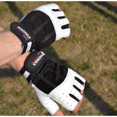 Перчатки для фитнеса MadMax MFG-248 Clasic White XL Фото 5