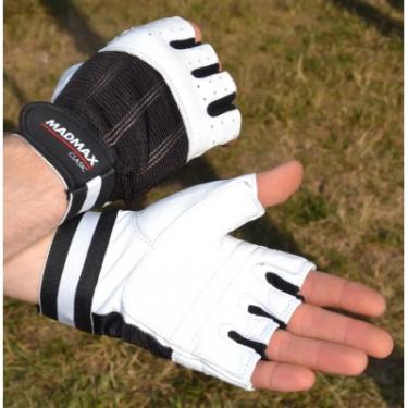 Перчатки для фитнеса MadMax MFG-248 Clasic White XL Фото 6