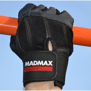 Перчатки для фитнеса MadMax MFG-269 Professional Exclusive Black M Фото 9