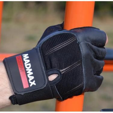 Перчатки для фитнеса MadMax MFG-269 Professional Exclusive Black M Фото 4