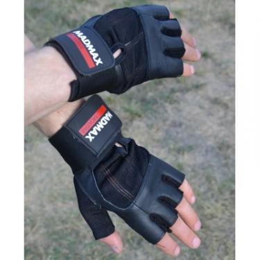 Перчатки для фитнеса MadMax MFG-269 Professional Exclusive Black M Фото 5