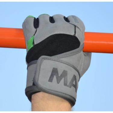 Перчатки для фитнеса MadMax MFG-860 Wild Grey/Green XXL Фото 9