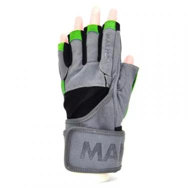 Перчатки для фитнеса MadMax MFG-860 Wild Grey/Green XXL Фото 1