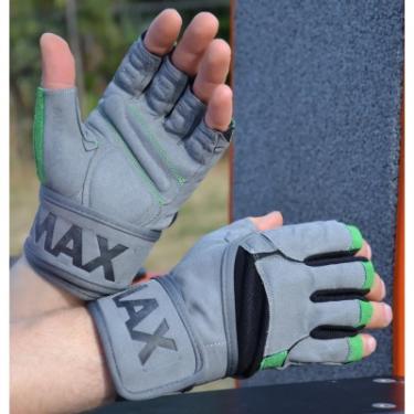 Перчатки для фитнеса MadMax MFG-860 Wild Grey/Green XXL Фото 4