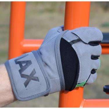 Перчатки для фитнеса MadMax MFG-860 Wild Grey/Green XXL Фото 5