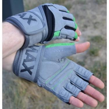 Перчатки для фитнеса MadMax MFG-860 Wild Grey/Green XXL Фото 7