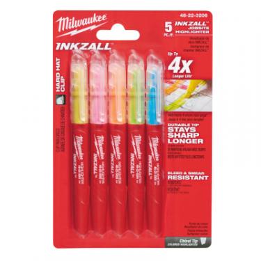 Набор маркеров Milwaukee текстмаркерів InkZAll кольорові, 5шт Фото 9